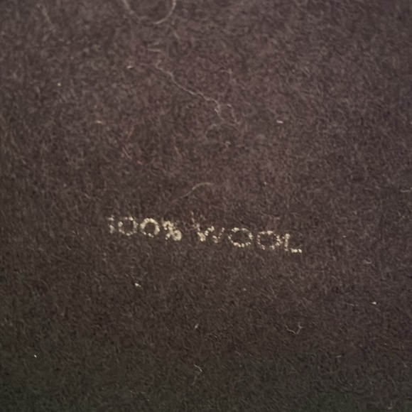 Vintage Black Wool and Lace Fedora Hat - Picture 5 of 5